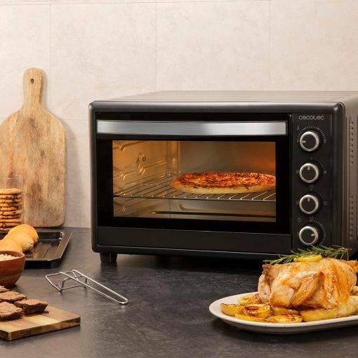 Cecotec Bake&Toast 4600 White Gyro Table Convection Oven 46 Liter, 2000 W, Interior Light, 12 Functions, Temperature up to 230o, Double Glazed Door, Includes Spit - Image 72