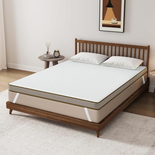 BedStory [Nouvelle Technologie] Surmatelas 160 x 200 à Mémoire de Forme de 7.5CM, Surmatelas de Haute Densité avec Gel Plus Respirant, Housse Amoivible et Lavable - Image 17