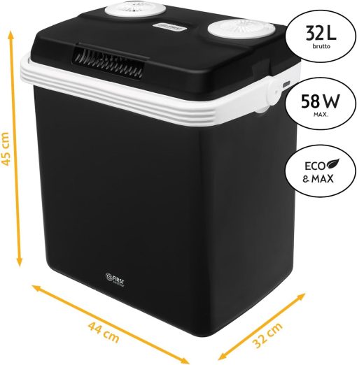 TZS First Austria 32L Portable Electric Cool Box Mini Fridge 12V 230V Car Camping Cooler Box Thermoelectric Cooler Box - Image 10