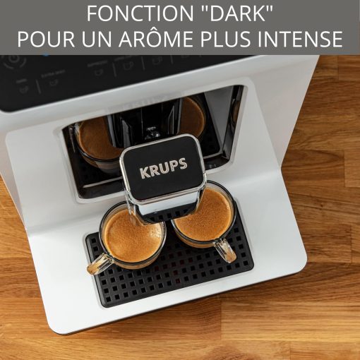 KRUPS Evidence Eco-Design Automatic Cappuccino and Espresso Machine, Exceptional Taste, Quattro Force, Milk-Based Drinks with One-Touch System, 8 Preset Drinks, EA897A - Image 9