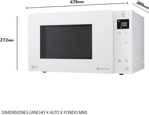 LG - Micro-ondes Grill Smart Inverter blanc - Image 10