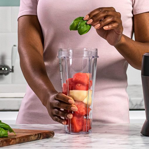 Ninja Robot de cuisine avec 4 programmes automatiques ; hacher, réduire en purée, trancher, mélanger, et 3 vitesses manuelles, bol de 2,1L, 850W, lave-vaisselle, noir BN650EU - Image 24
