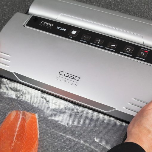CASO VC300 Vacuum Sealer 8x Longer Freshness, Double Welding, Adjustable Vacuum Thickness, with Film Box, Cutter, 2 Rolls of Professional Film, Flexible - Image 5