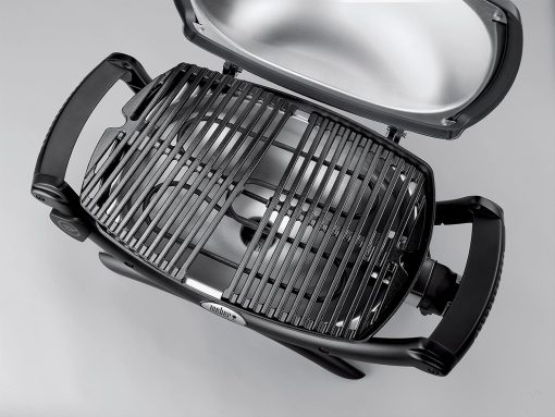 Weber Q1400 Barbecue électrique avec support, surface de cuisson 43 x 32 cm, nomade, grille en fonte émaillée divisée en 2 parties, couvercle et cuve en fonte d'aluminium - Gris foncé (52020853) - Image 17