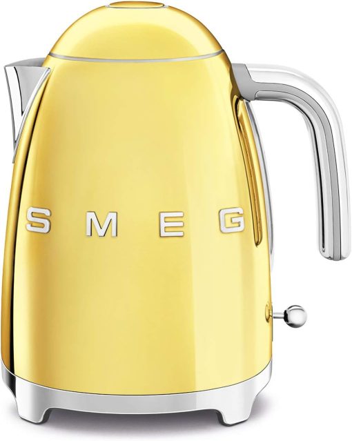 Smeg, Bouilloire électrique KLF03PGEU 1,7 L, Filtre Anticalcaire Lavable, Arrêt Automatique de Sécurité, Indicateur de Niveau d'Eau, Base Antidérapante, Range Cordon, Puissance 2400W, Vert d'Eau - Image 5