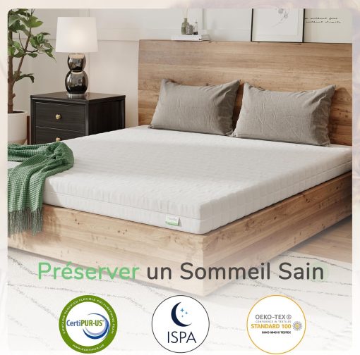 Novilla Matelas en Mousse 140x190, Matelas Amovible à 7 Zones de Confort, Réversible été/Hiver, Respirable, Hauteur 18 cm - Image 16
