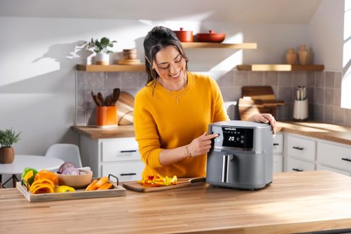 nutribullet Air Fryer Double Tray 8L with 8 Functions, 2300W Oil-Free Air Fryer, Hot Air Fryer with 8 Cooking Modes, and Also Bake, Frying, Grill All Your Food, Black, NBA081B - Image 20