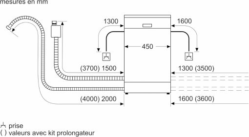 Bosch SPS6YMW14E, Série 6, Lave-vaisselle 45cm, Pose-libre, Blanc - Image 6