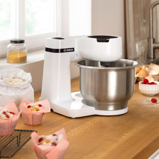 Bosch MUM58720 Kitchen Machine, Stainless Steel, 1000 W, 3.9 Liters, Stainless Steel and Plastic, 7 Speed, Grey/Red - Image 5