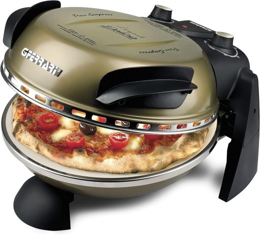 G3 Ferrari G10006 Pizza Express Delizia, 1200 W Pizza Oven, Adjustable Thermostat up to 400°C, Cooks Tasty Pizza in 5 Minutes, Double Resistance, Recipe Book and Spatulas Included - Black - Image 3