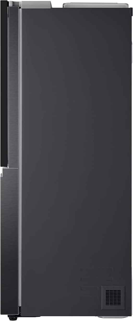 LG GSXV91MCAF Réfrigérateur combiné - Side by Side, 635L, InstaView, Total No-Frost, Compartiment congélation, Distributeur d'eau et glace UVnano, Compresseur Inverter Linear, Wi-Fi, Noir, Classe F - Image 12