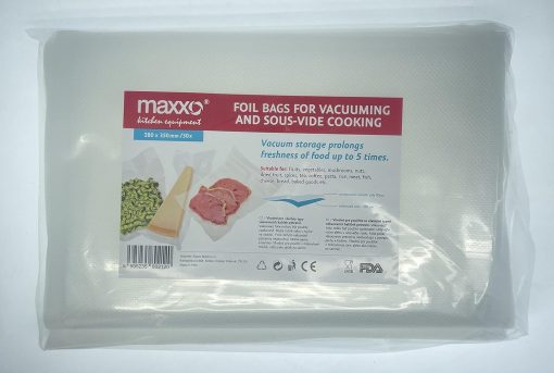 Maxxo VM ChamberLine 40 Professional Food Vacuum Sealer - Vacuum Chamber 72 L/min, Stainless Steel, Double Welding, Vacuum Sealer + 30 Bags Included