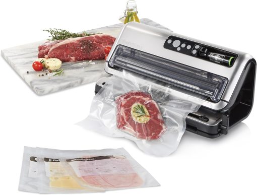 FoodSaver Professional Automated Vacuum Sealer | Storage Compartment for Roller and Cutter | Marinade Function | Includes Matching Vacuum Sealer Bags [FFS006X]