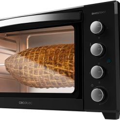 Cecotec Bake&Toast 4600 White Gyro Table Convection Oven 46 Liter, 2000 W, Interior Light, 12 Functions, Temperature up to 230o, Double Glazed Door, Includes Spit
