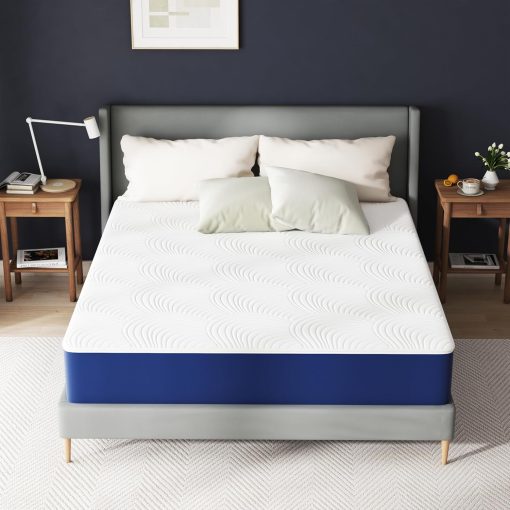 Matoresu Double Mattress 160 x 190 cm Memory Foam Height 25 cm Medium Rigid H3 Ergonomic 7 Zone Cold Foam Comfortable Breathable Fabric Cover - Image 7
