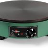 KRAMPOUZ Crêpière électrique BILLIG - Plaque en Fonte Usinée Diamètre 40 cm - 220-240 Volts et 3000 Watts - Véritable Crêpière Traditionnelle Bretonne Familiale - Fabriquée en France - Réf CEBPA4AO-KR