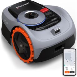 Navimow i105E Robot Tondeuse sans Fil périphérique, Recommandé 500 m2, Max. 600 m2, RTK+Vision Tondeuse Robot Gazon, IA cartographie Automatique, Limite virtuelle, Gestion multizone