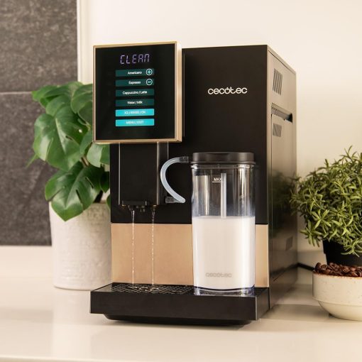 Cecotec Machine à Café Superautomatique Cremmaet Compactccino Black Rose, 19 bars, Réservoir à lait, Système Thermoblock, 5 niveaux de mouture, Réservoir à café 150g - Image 23