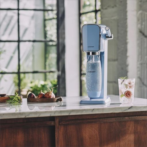 SodaStream ART Sparkling Water and Soda Machine | Pack of 1 Bottle 1 L + 1 Bottle 0.5 L Dishwasher Safe + 1 60L Gas Refill Clip On | Black [Amazon Exclusive] - Image 4