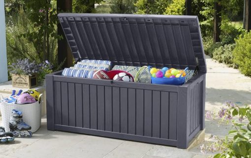 KETER Coffre de rangement extérieur ROCKWOOD - 570 litres - Image 3