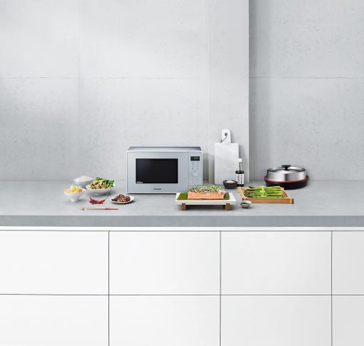 Panasonic NN-GD38HSSUG Four Micro-ondes Inverter et Grill avec Plateau Tournant, 23 Litres, Acier Inoxydable, 1000 W, Grill 1000 W, 17 Programmes Automatiques, Grille Métallique, Noir - Image 14