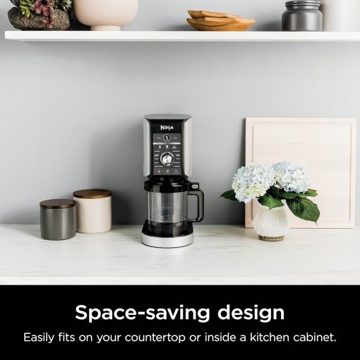 Ninja NC301 CREAMi Ice Cream Maker, for Gelato, Mix-ins, Milkshakes, Sorbet, Smoothie Bowls & More, 7 One-Touch Programs, with (2) Pint Containers & Lids, Compact Size, Perfect for Kids, Silver - Image 37
