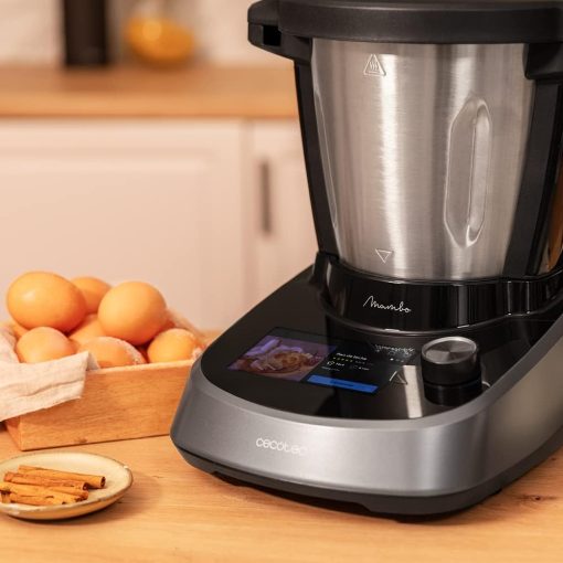 Cecotec Robot de Cuisine Mambo Black. 23 Fonctions, 10 Niveaux de Température, 1700W, 2,5 kg de Pate, Cruche de 3,3L, 10 Vitesses, Minuterie, Température Réglable de 37 °C à 120 °C - Image 50