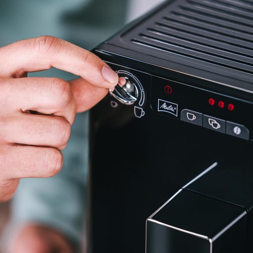 Melitta Caffeo Solo Noir Pure Black, Machine à Café à Grains avec Broyeur et Système d'Extraction des Ar?mes, Affichage LED, Mode 1 à 2 Tasses, Cafetière Expresso, Automatique, E950-222, 1400W - Image 31