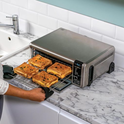 Ninja Foodi 8-in-1 Multifunctional Oven, Portable Mini Oven, Work Surfaces, Multi-Function Oven with 8 Cooking Functions; Air Fry, Roast, Grill, Bake and More Silver/Black SP101EU - Image 24
