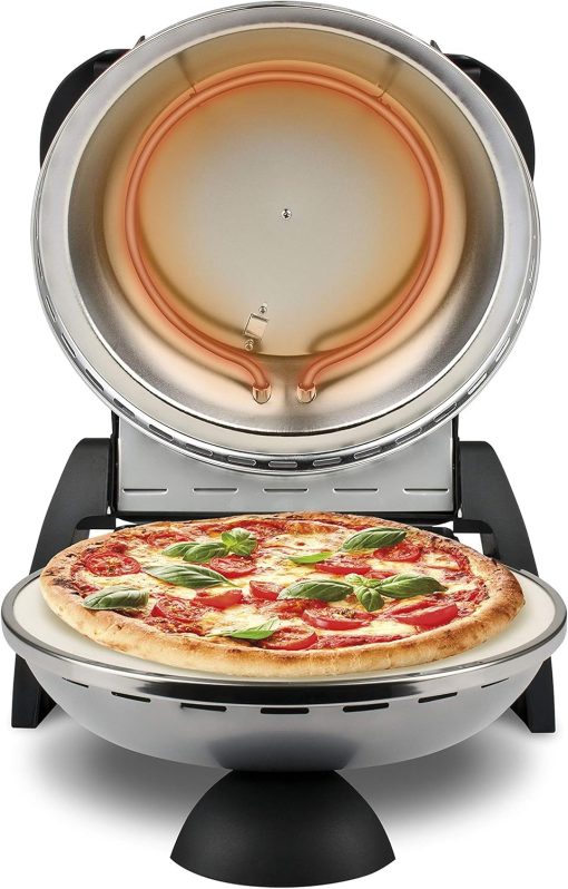G3 Ferrari G10006 Pizza Express Delizia, 1200 W Pizza Oven, Adjustable Thermostat up to 400°C, Cooks Tasty Pizza in 5 Minutes, Double Resistance, Recipe Book and Spatulas Included - Black - Image 61