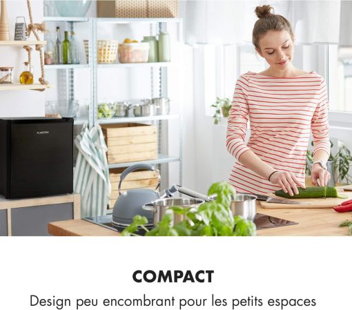 Klarstein Mini Congelateur Armoire, Petit Congélateur pour la Chambre et la Maison, Mini congélateur 33L, Congelateur Petite Taille avec Etagère, Econome en Energie, Appareil à gla?ons et Grattoir - Image 15