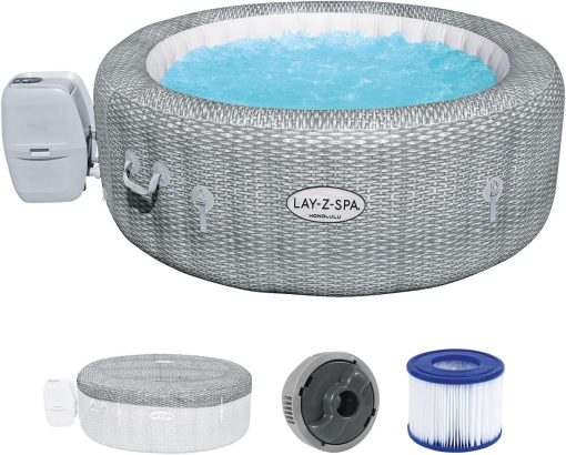 Spa gonflable rond BESTWAY Lay-Z-Spa? Miami Airjet? 2 - 4 personnes - Image 13