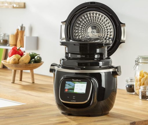 Moulinex Cookeo Touch Wifi, Multicuiseur intelligent avec écran tactile, Recettes via Wifi, Compatible Extra Crisp Air Fryer, Inclus Moule à gateau 18 cm, YY5297FB - Image 21