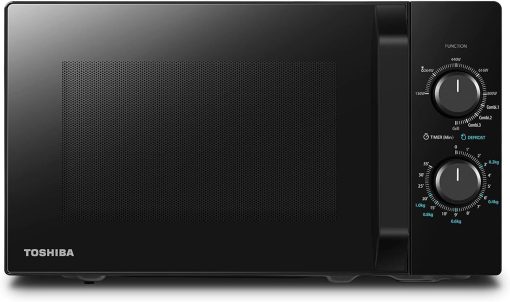Toshiba Micro-ondes 20L MW2-MM20P(BK), Micro-ondes sur Pied, 800W, 5 Niveaux de Puissance, avec Décongélation Facile, éclairage LED à l'intérieur, Noir - Image 6