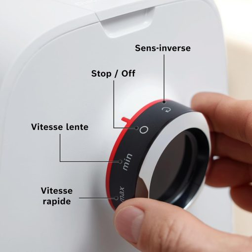 Bosch ProPower MFW67440 Hachoir à viande polyvalent – Jusqu'à 3,5 kilos de viande par minute – Puissance de 700 W, Noir - Image 9