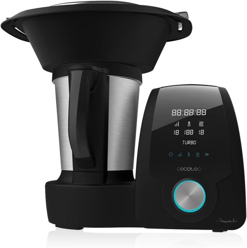 Cecotec Robot de Cuisine Mambo Black. 23 Fonctions, 10 Niveaux de Température, 1700W, 2,5 kg de Pate, Cruche de 3,3L, 10 Vitesses, Minuterie, Température Réglable de 37 °C à 120 °C - Image 70