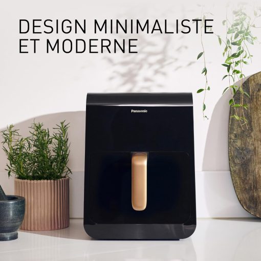 Panasonic NF-CC500SXE AirFryer Friteuse sans huile avec Hublot, 5L, 80-200°C, Minuterie Numérique et écran LCD, Vapeur Douce, 11 Préréglages, Nettoyage Facile, Gris Mat - Image 11