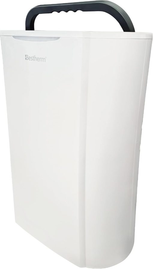 BESTHERM - Déshumidificateur d'air BESTHERM - Illa 12L/jour, réservoir amovible, filtre à charbon actif, ioniseur intégré - Image 2