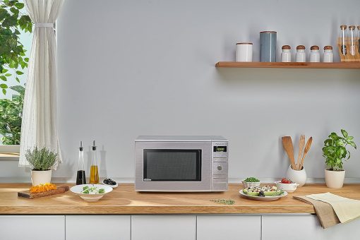 Panasonic NN-GD38HSSUG Four Micro-ondes Inverter et Grill avec Plateau Tournant, 23 Litres, Acier Inoxydable, 1000 W, Grill 1000 W, 17 Programmes Automatiques, Grille Métallique, Noir - Image 8