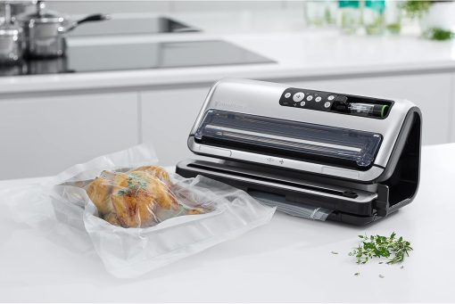 FoodSaver Professional Automated Vacuum Sealer | Storage Compartment for Roller and Cutter | Marinade Function | Includes Matching Vacuum Sealer Bags [FFS006X] - Image 7