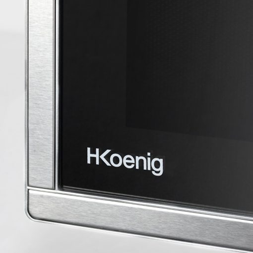 H.Koenig Micro-Ondes Four Grill 2 en 1 VIO9, 25L, Plateau tournant 27cm, 10 modes de cuisson jusqu’à 1000W, Décongélation, Cuisson combinée, écran LCD [Classe énergétique A+] - Image 12