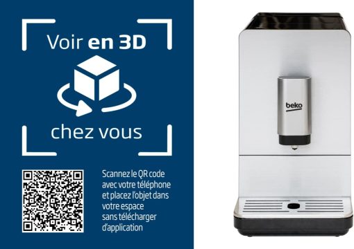 BEKO, Machine à café, expresso automatique, 1350 W / 19 bars, Capacité café : 125 g, Capacité eau : 1,4L, Système autonettoyant, 5 niveaux de broyage, Arrêt automatique, Fa?ade Inox Brossé - Image 8