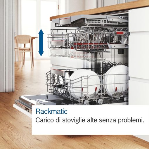 Bosch SMS4EMI01E - Série 4 - Lave-vaisselle Pose-libre - 60 cm - 14 couverts - Silence Plus 42 dB - Inox - Image 5