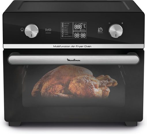 Moulinex Oven, 33 L, Rotating heat, Advanced convection, 6 cooking modes, Thermostat adjustable up to 240°C, Timer 120 min, Reversible grill, Silicone oven mitts, Optimo Black OX464811 - Image 9