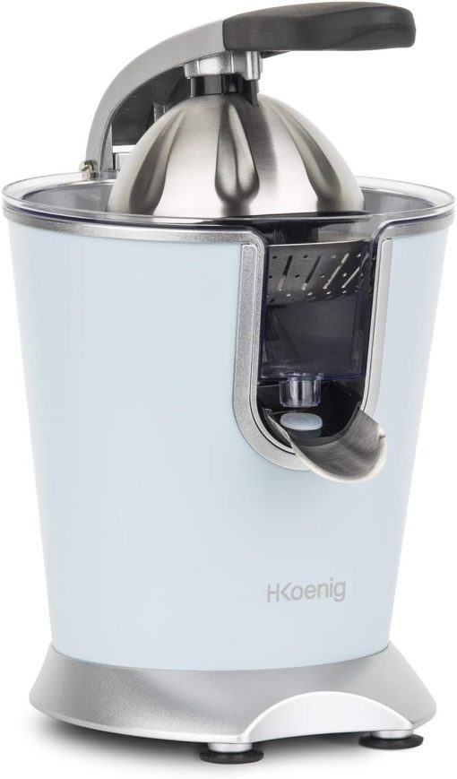 H.Koenig AGR80 160W Professional Electric Citrus Juicer Stainless Steel Lever and Filter Drip Free BPA Free Dishwasher Safe Parts - Image 6