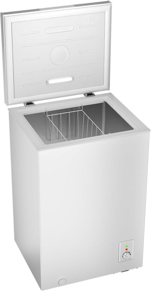 Congélateur coffre CHiQ 142L, 63,5 x 55,6 x 83,5cm, Congélateur Inverter, Affichage de la température extérieure, Mode de congélation rapide -32℃, Grille métallique,Faible bruit - Image 17