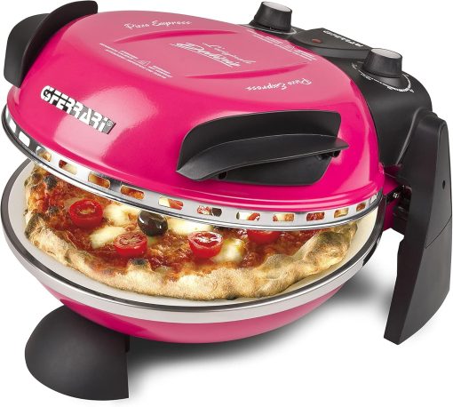 G3 Ferrari G10006 Pizza Express Delizia, 1200 W Pizza Oven, Adjustable Thermostat up to 400°C, Cooks Tasty Pizza in 5 Minutes, Double Resistance, Recipe Book and Spatulas Included - Black - Image 10