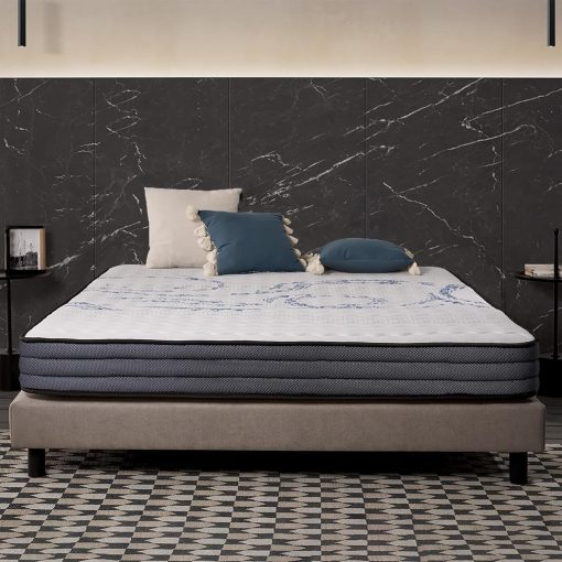 NATURALEX - Matelas PerfectSleep 180x200 - épais 30 cm - Soutien Mousse à mémoire de Forme - Accueil Blue Latex - Confort Ferme - Respirant - 7 Zones - Réversible - Haute Densité - Fabriqué en Europe - Image 14