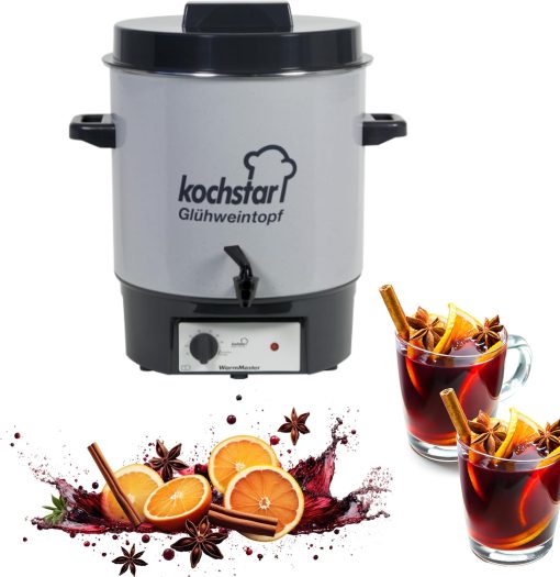 Kochstar K99104035 Stérilisateur Electrique avec Thermostat et Robinet 27 litres, 50 x 46.5 x 37 Cm, Gris - Image 20