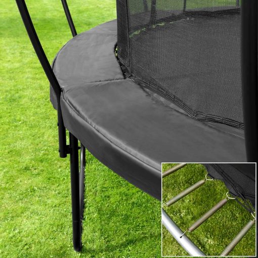 METIS Trampolines de Jardin – 2,4m, 3m, 3,7m, 4,3m, 4,6m | Trampoline Extérieur pour Enfants & Adultes avec Filets de Protection [Voyager & Apollo] | Structure Robuste - Image 3